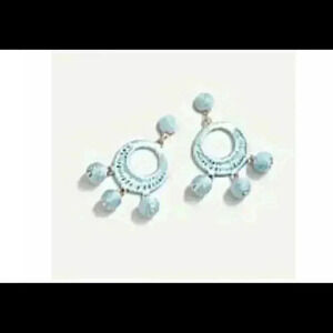 J Crew Raffle wrap triple drop earrings